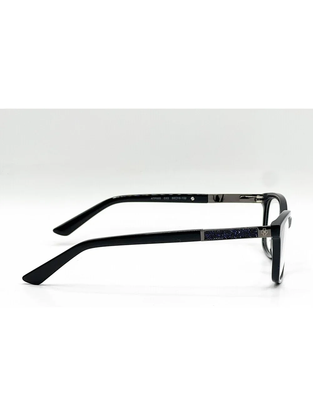 Ann Taylor Atp005 C03 Navy Black Authentic Eyeglasses 50-18-132
